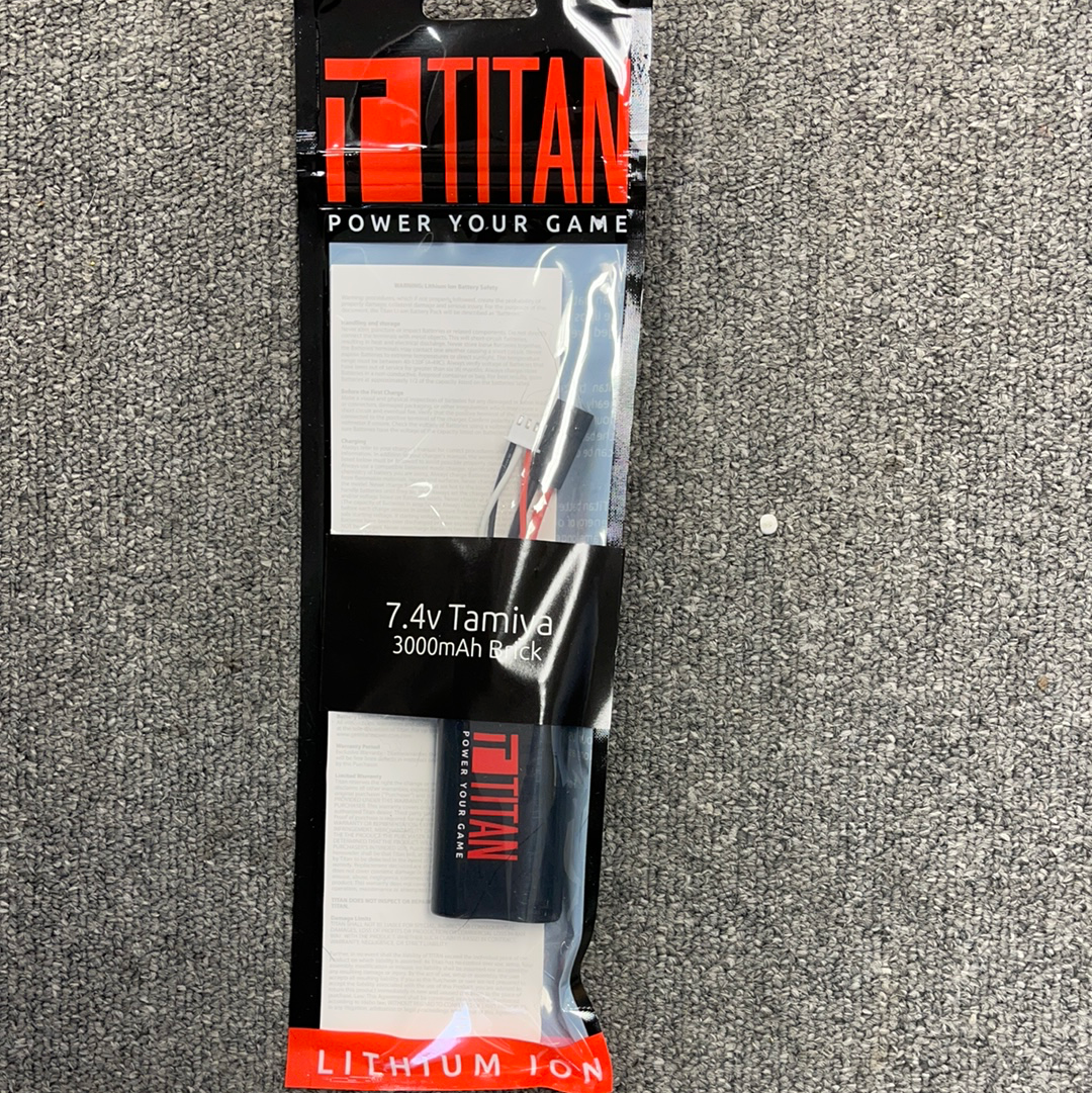 Titan battery 7.4V 3000MaH brick